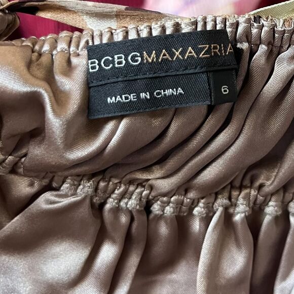 Y2K Silk BCBG Max Azria Babydoll Dress - Picture 4 of 4